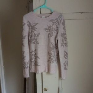 NWT Pink floral sweater